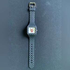 Black Polka Dot Reindeer Watch